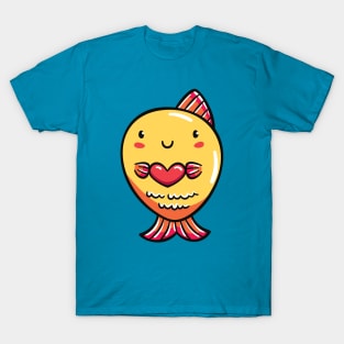 Goldfish with Heart T-Shirt